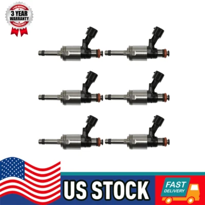 6PCS Fuel Injector FJ1138 For Ford Expedition 3.5L Turbocharged 2015 2016 2017 - Image 1 of 4