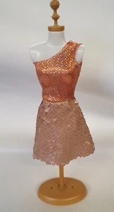 Vestido de fiesta corto reversible con lentejuelas cambio de color hecho para moda vendedor del Reino Unido - Imagen 1 de 5