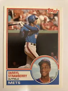 Darryl Strawberry 1983 Topps Traded Rookie Card XRC #108T (3120)  - Picture 1 of 2