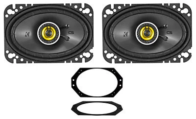 4x6" Kicker Front CSC Speaker Replacement Kit for 2003-2006 Jeep Wrangler TJ