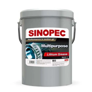 Grasa de litio multiusos roja NLGI 2 lubricación industrial cubo de 5 galones 35 lb - Imagen 1 de 24