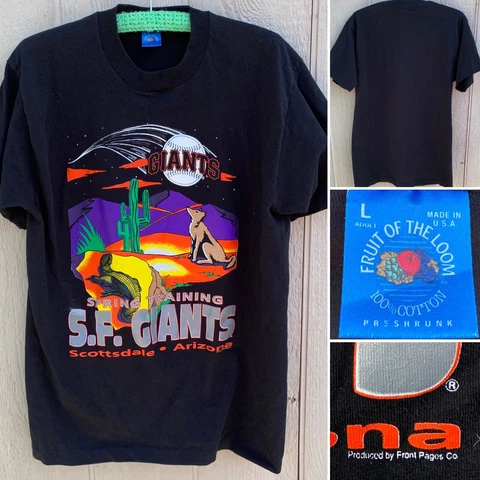 vintage Giants Spring Training SF Giants Scottsdale Arizona t-shirt L adult 90s Cover