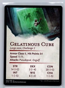 Magic The Gathering Adventures in the Forgotten Real Gelatinoso Cubo Art #007 - Imagen 1 de 2