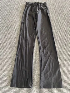 B Dancewear Legging Girls Youth L Black Stretch Active - Picture 1 of 12