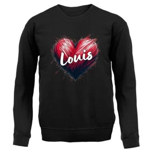 Love Heart Louis - Kids Hoodie / Sweater - Tomlinson Music Musician Band Tour - Picture 1 of 20