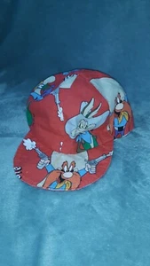 Vintage Hat cap Looney Tunes youth kids wile roadrunner yosemite sam vtg - Picture 1 of 7