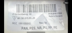 2013-2016 Used Factory OEM Bordeaux/Red Porsche 981/718 Convertible Soft Top - Picture 1 of 7