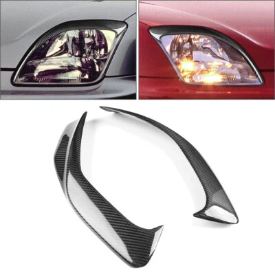 Farol de fibra de carbono pálpebra tampa sobrancelha acabamento para Honda Prelude 1997-2001 - Imagem 1 de 4