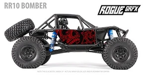 Axial RR10 cuerpo de bombardero envoltura gráfica piel - cráneo de muertos - Imagen 1 de 2