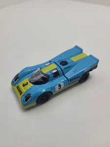 Majorette PORSCHE 917 KH Blue w/Yellow Stripe Loose Open No Box - Picture 1 of 6
