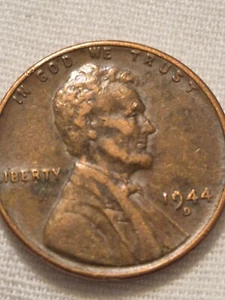 1944 D Lincoln Wheat Cent BU Uncirculated Mint State Bronze Penny 1c Coin - Picture 1 of 6