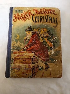 1903 The Night Before Christmas, Hardcover, Wb Conkey Company. Siehe Beschreibung - Bild 1 von 5