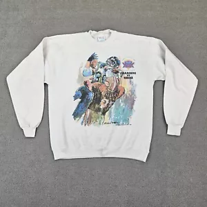 Vintage Super Bowl XXIX Sweatshirt Chargers 49ers Richard Wallich Mens XL STAINS - Picture 1 of 19