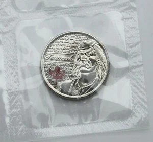 2012 Canada Quarter, Tecumseh, War of 1812, Red Coloured Colored 25 cents UNC - Picture 1 of 1
