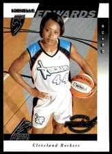 1997-98 Pinnacle Inside WNBA Michelle Edwards Rookie Cleveland Rockers #6