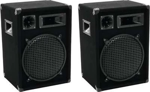 Omnitronic DX-1222 3-Wege Box 600 W 2er Set Fullrange Passivbox 12" Tieftöner - Bild 1 von 5