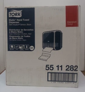 NEW Tork Matic Hand Towel Dispenser Black Elevation Design Series 55-11-282 - Picture 1 of 3
