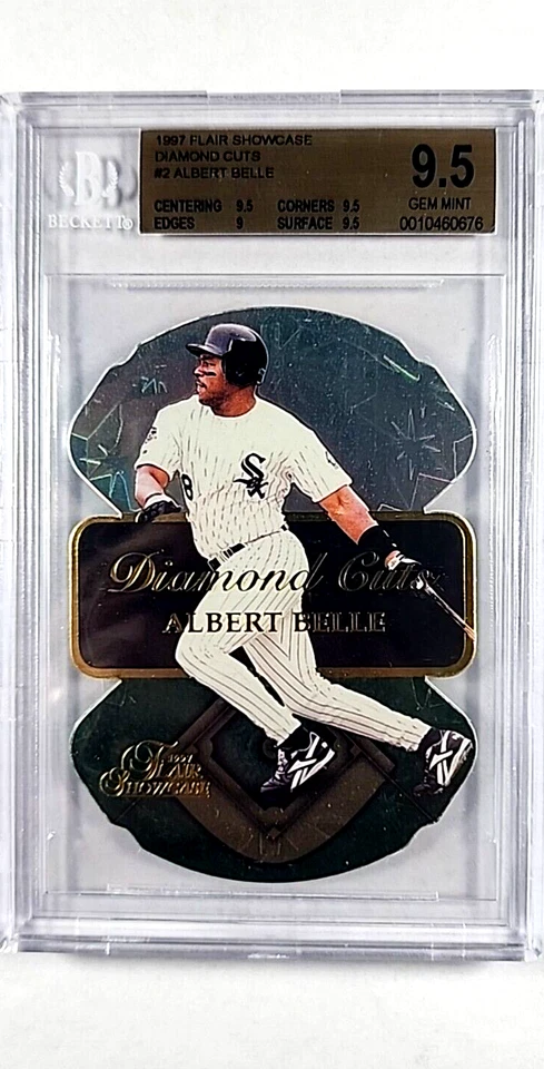 Fleer Flair Showcase 1997 cortes de diamante #2 Albert Belle BGS 9,5 gema como nueva POP 15 Foto 1 de 3