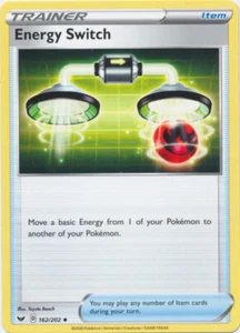 x4 Energy Switch - 162/202 - Uncommon Pokemon SS01 Sword & Shield Base M/NM - Bild 1 von 1