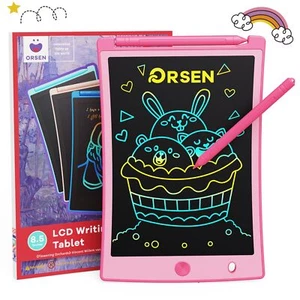 8.5 Inch LCD Writing Tablet Colorful Doodle Board Erasable Reusable Drawing Pads - Picture 1 of 7