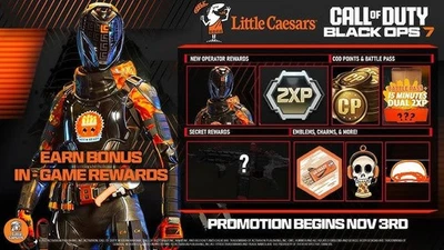 Call of Duty Black Ops 7 Little Ceasars CODES QUICK DELIVERY BUY 5 GET 1 FREE - Image 1 of 2