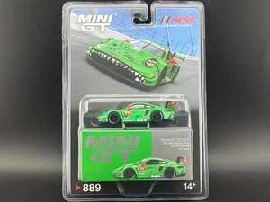 Mini GT Porsche 911 GT3 R #77 AO Racing 2024 IMSA Daytona 24 Std 2nd #889 1/64 - Bild 1 von 9