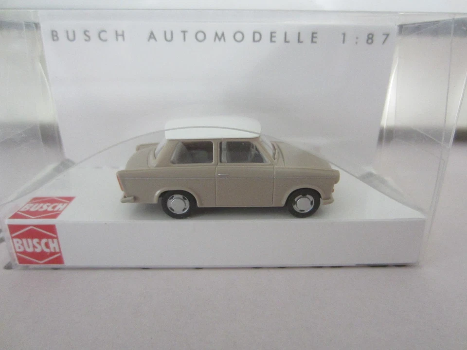 BUSCH 53107 TRABANT P 601 LIMOUSINE in BROWN model is PLASTIC - HO or 1:87 scale - Image 1 of 1