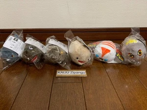 2025 Nakajima 3" Maybe Godzilla Mini Mascot Plush Doll Set of 6 types - Picture 1 of 2