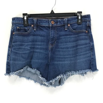 Hudson Jeans Gemma Short Women's Size 29 Cut-Off Raw Hem Stretch Denim Summer - Image 1 of 4