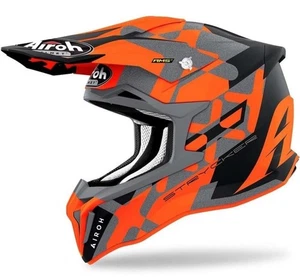 CASCO AIROH XS FIBRA CROSS ENDURO STRYCKER XXX ORANGE MATT ARANCIO OPACO € 239 - Foto 1 di 2