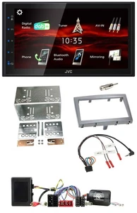 JVC USB Bluetooth Lenkrad DAB 2DIN Autoradio für Porsche 911 Boxster Cayman silb - Bild 1 von 10