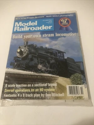 Model Railroader Magazine Oct 1997 Vol 64 No 10 Steam Locomotive, Conrail Ops - Image 1 of 4