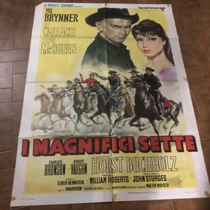Manifesto  Cinema  2F I Magnifici Sette C Bronson - Foto 1 di 1