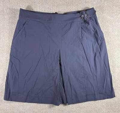 Pantalones cortos deportivos de golf Bogner Skort para mujer talla 10 azul marino elásticos con hebilla y cremallera Foto 1 de 4