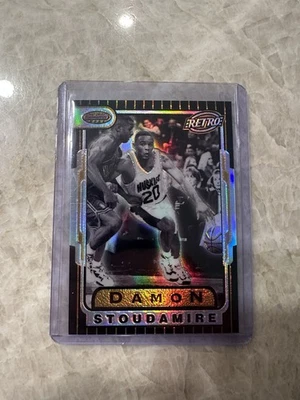 Tarjeta de inserción Damon Stoudamire 1996-97 Bowman's Best Refractors #TB18 Raptors Foto 1 de 4