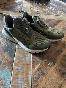 Men’s Nike Air Max 270 Forest Green Sneaker Shoe Size 13 - Picture 1 of 19
