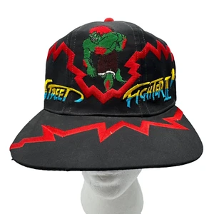 Sombrero De Colección Años 90 Street Fighter II Blanka Vega Bruno Mario Jagged Edge Snapback - Imagen 1 de 14