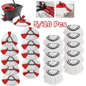 5/10er Pack für Vileda Turbo Refill Mikrofaser Mopp Set, Spin Mop Kopf Ersatz - Bild 1 von 4