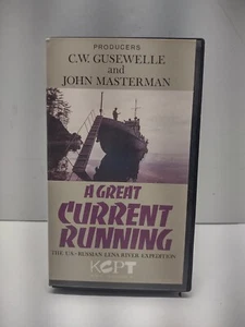A Great Current Running VHS KCPT TV C.W. Gusewelle Siberia Lena River SIGNED - Imagen 1 de 5