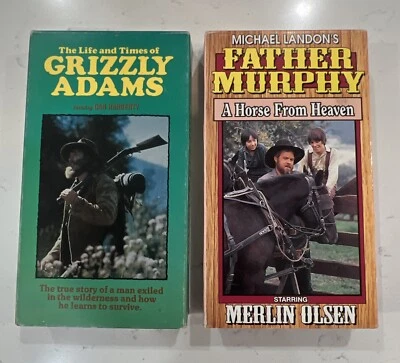 3 VHS Lot Father Murphy & THE LIFE & TIMES OF GRIZZLY ADAMS, Little House 1st Ep - Image 1 of 4