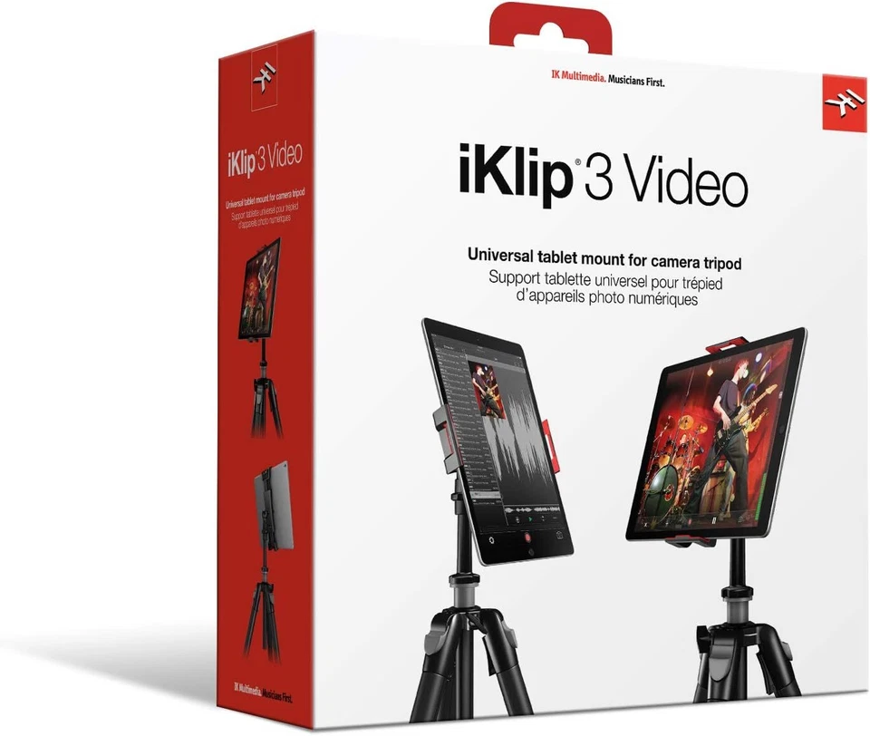 IK Multimedia iKlip 3 Video Universal Camera Tripod Mount for Tablets - Image 1 of 1