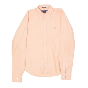 RALPH LAUREN Sport Slim Fit Jungen Uni Hemd Rosa Langarm XL - Bild 1 von 6