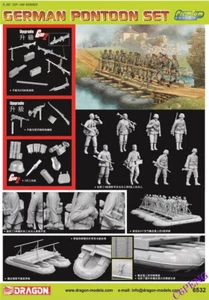 Juego de pontones alemanes DRAGON 6532 1/35 SEGUNDA GUERRA MUNDIAL kit modelo plástico - Imagen 1 de 2