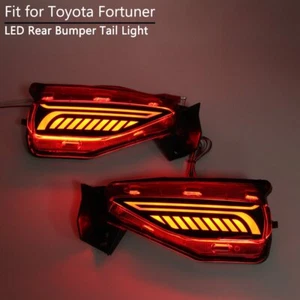 For Toyota Fortuner SW4 2015-20 Rear Bumper Tail Light LED Reflector Brake Lamp - Picture 1 of 7
