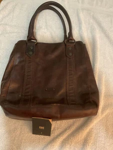 frye handbag melissa dark brown - Picture 1 of 5
