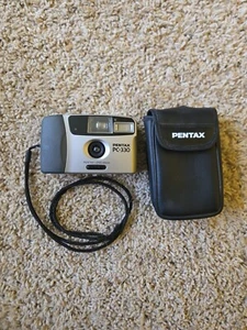 PENTAX PC-330 Point And Shoot Film Camera. Tested/Works With Case - Picture 1 of 10