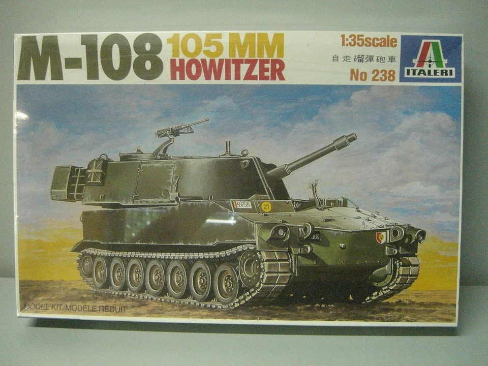 ITALERI  KIT 238 M-108 105MM HOWITZER SCALA 1/35 - Immagine 1 di 1