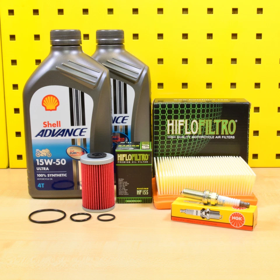 Shell Advance Ultra 15W50 Ölfilter mit oder ohne Zubehör Für: KTM Duke 125 ab 17 - Bild 1 von 1