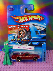 2005 Hot Wheels '69 EL CAMINO #171 red; FTE ✿ Faster than Ever