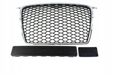 FRONT SPORT GRILL M-4456 AUDI A3 8P RS-STYLE CHROME-BLACK 2005-2009 - Image 1 of 3